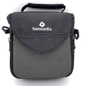 Samsonite Black Compact Camera Bag With Padded Interior & Adjustable Strap